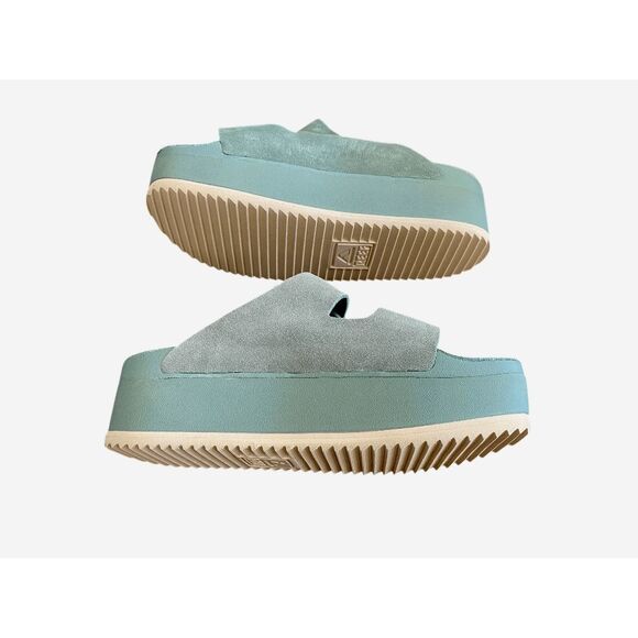 NWT Reef Ojai Gigi Platform Sandals 8 Frosty - Picture 6 of 7